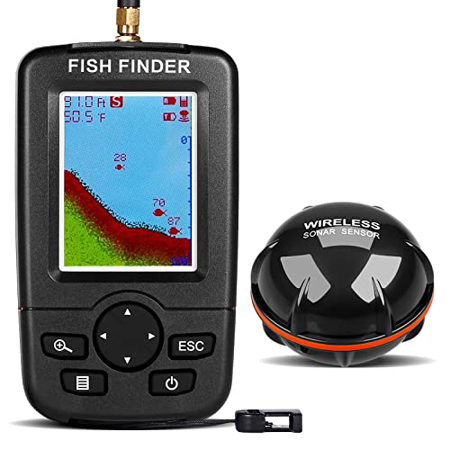 Karpfenangeln Fischfinder Sonar Detektor Dot...