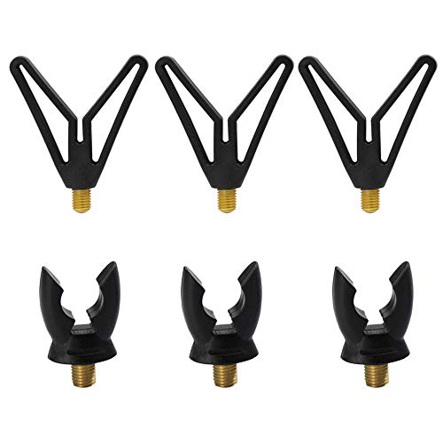 3 x Ruten Auflage + 3 x Ruten Butt Cap mit...