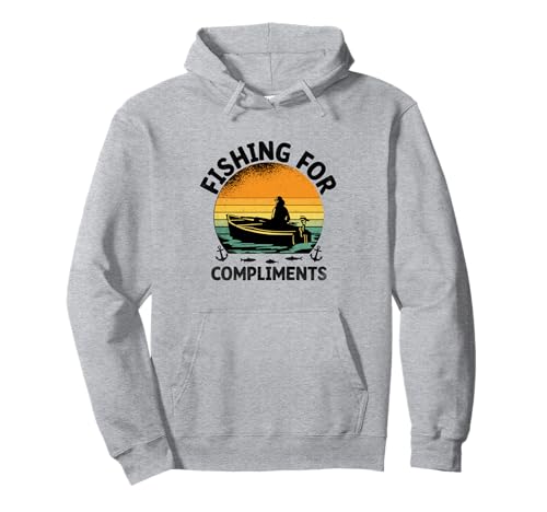 Angeln für Komplimente Paddelboot Pullover...