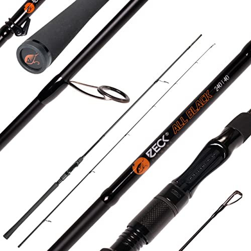 Zeck All Black Rute 2,40m 40g - Spinnrute zum...