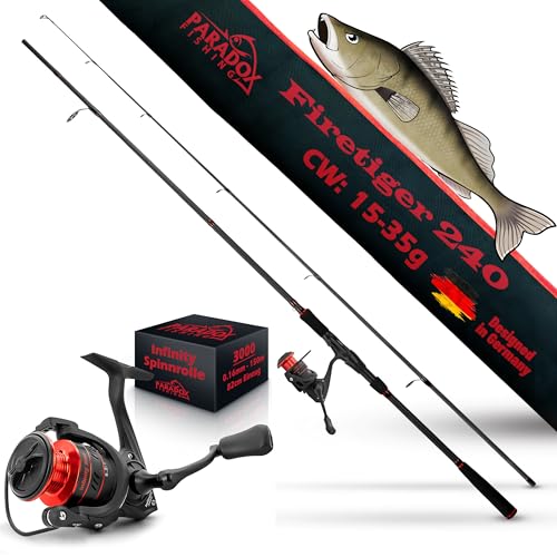 Paradox Fishing Firetiger Spinnrute mit Rolle...