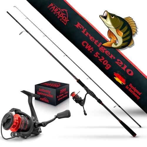 Paradox Fishing Firetiger Spinnrute mit Rolle...