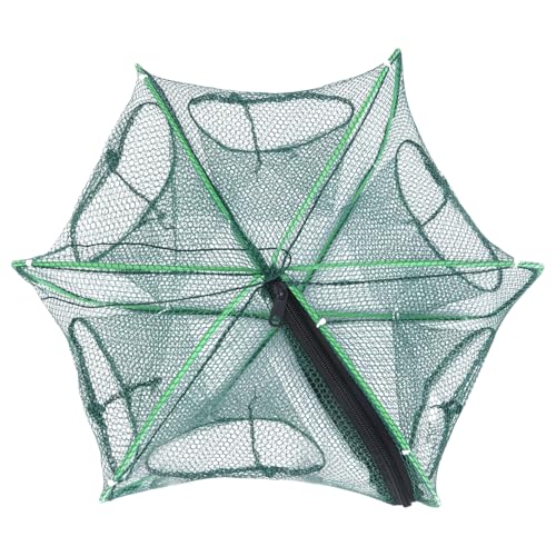 Eine Angeln Reuse mit 6 Löcher, Faltbare...