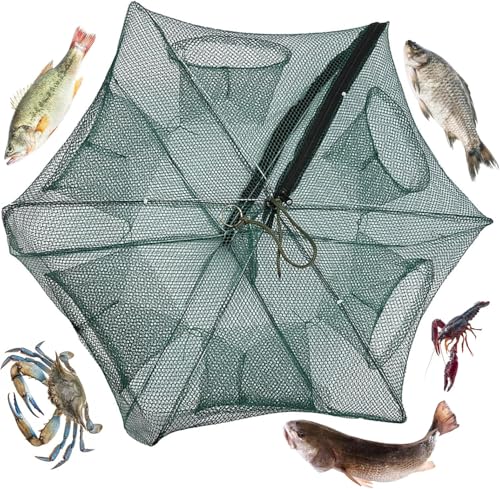 Hominas Angeln Reuse, Fischernetz Fischen 6...